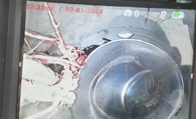 inspection vidéo canalisation bouchée